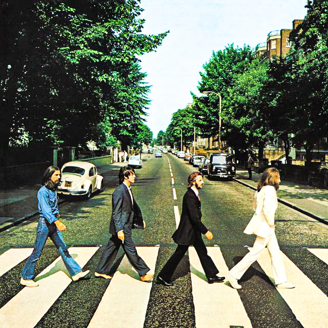 La icónica foto de George, Paul, Ringo y John cruzando el paso de cebra en Abbey Road se tomó en solo 10 minutos y fue la portada del álbum de The Beatles de 1969.